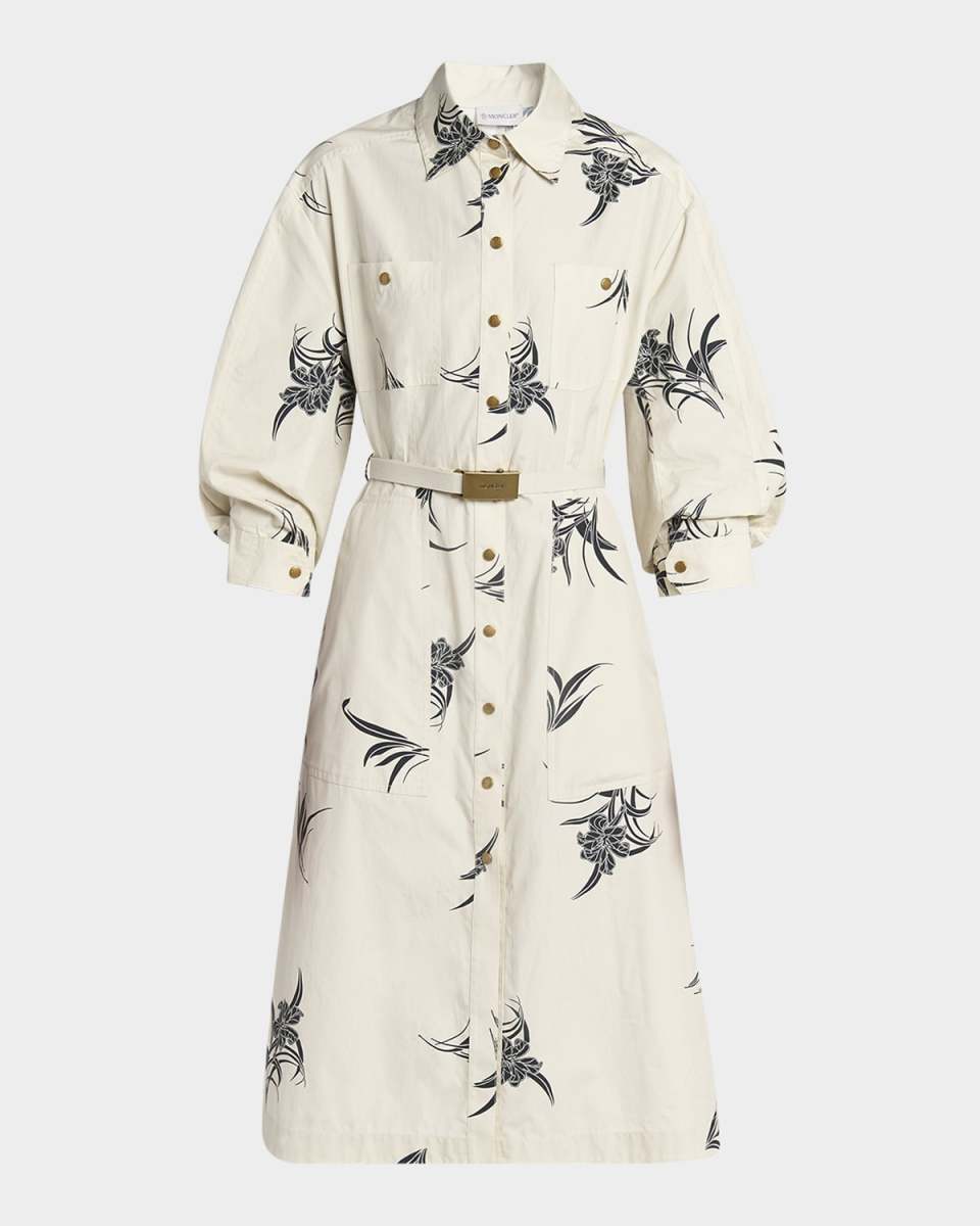 Printed Shirtdress